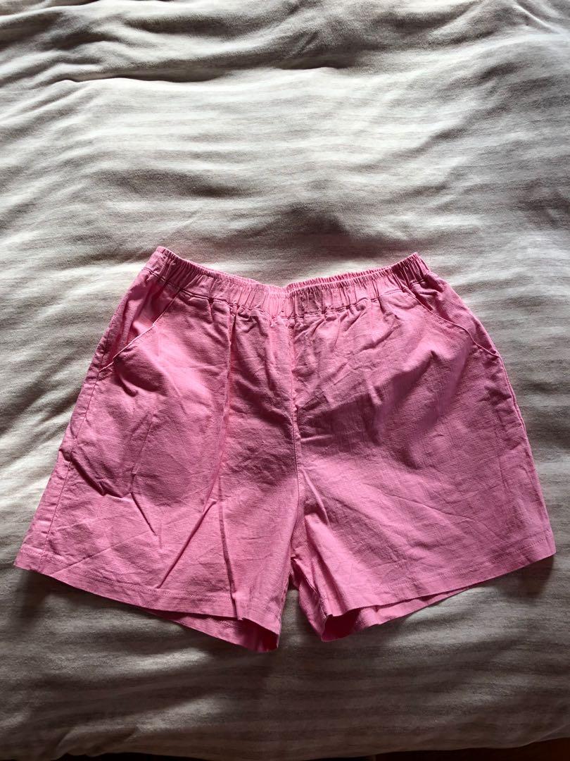 Pink cotton shorts, Women's Fashion