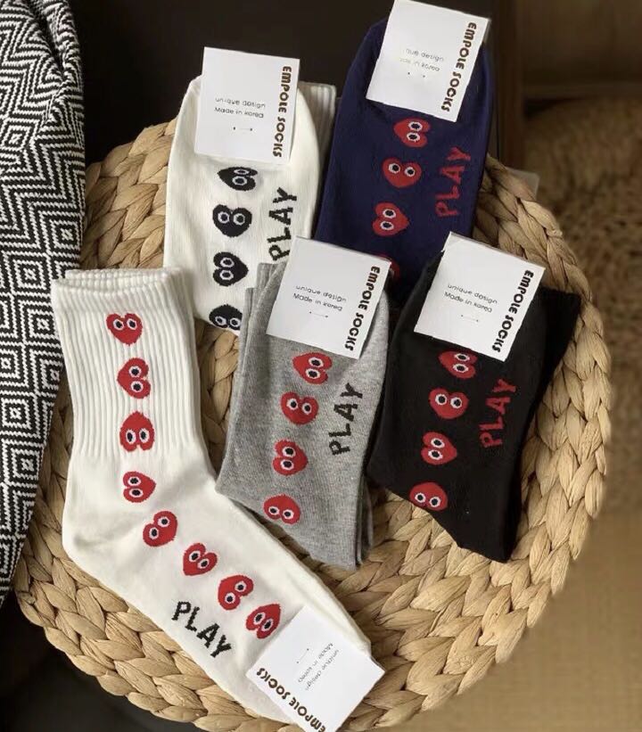 cdg play socks