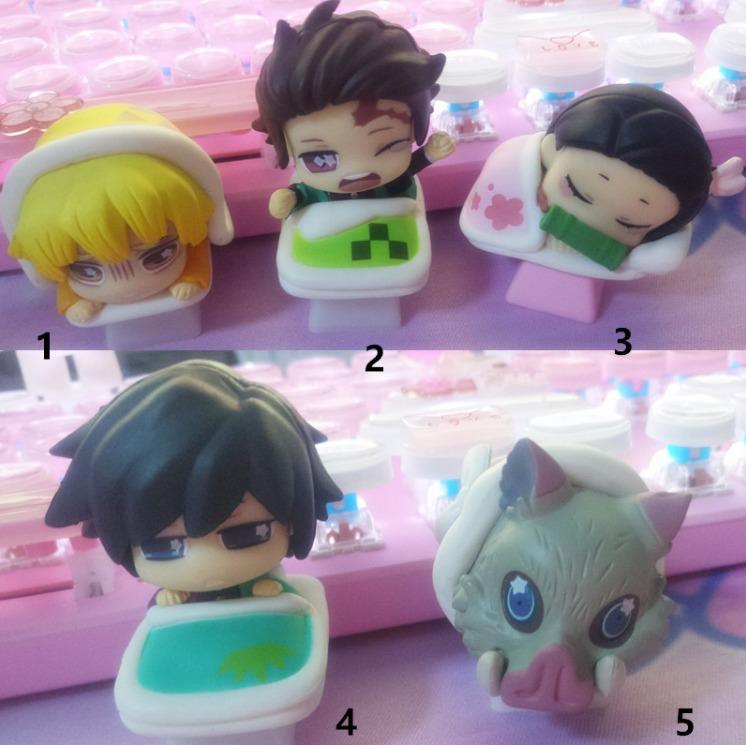 Po Customized Mechanical Cute Keycap Demonslayer Anime Electronics Computer Parts Accessories On Carousell
