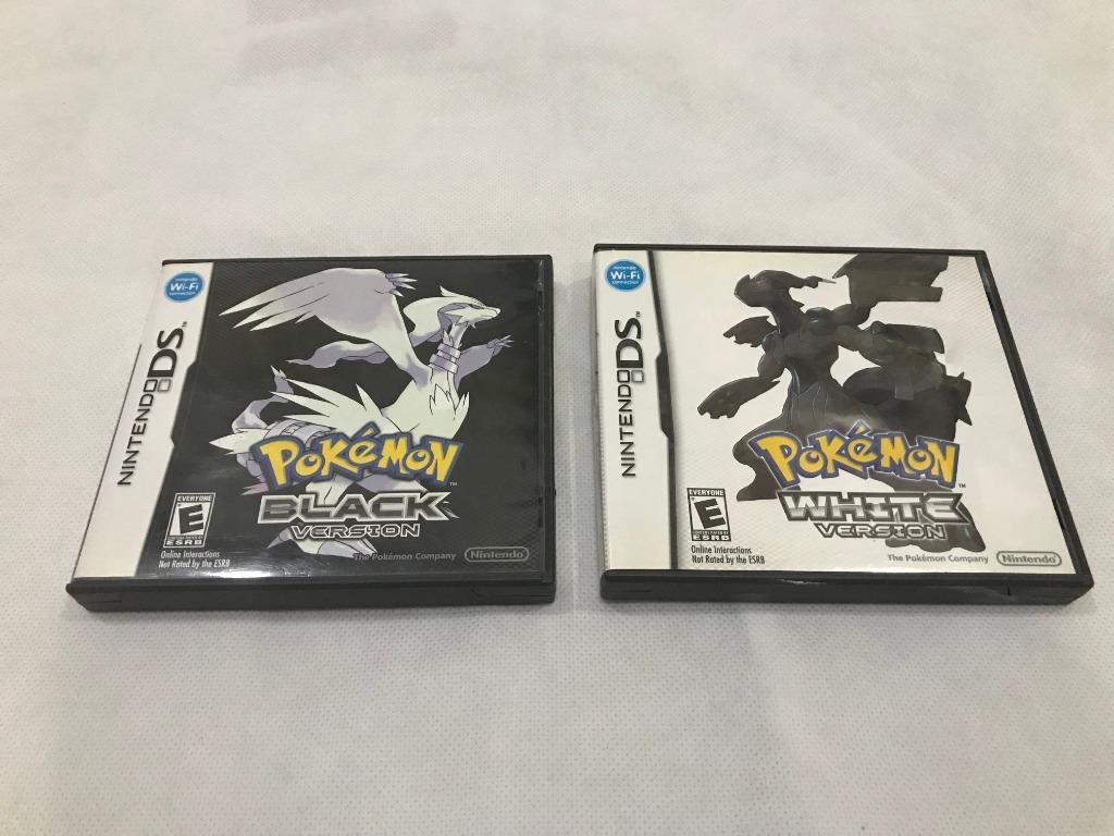 Pokemon Black And Pokemon White Pair Original Nintendo Ds Mint Condition Plus Bonus Game Video Gaming Video Games Nintendo On Carousell