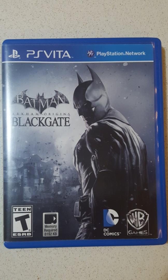 Ps Vita game- Batman: Arkham origins Blackgate, Video Gaming, Video Games,  PlayStation on Carousell