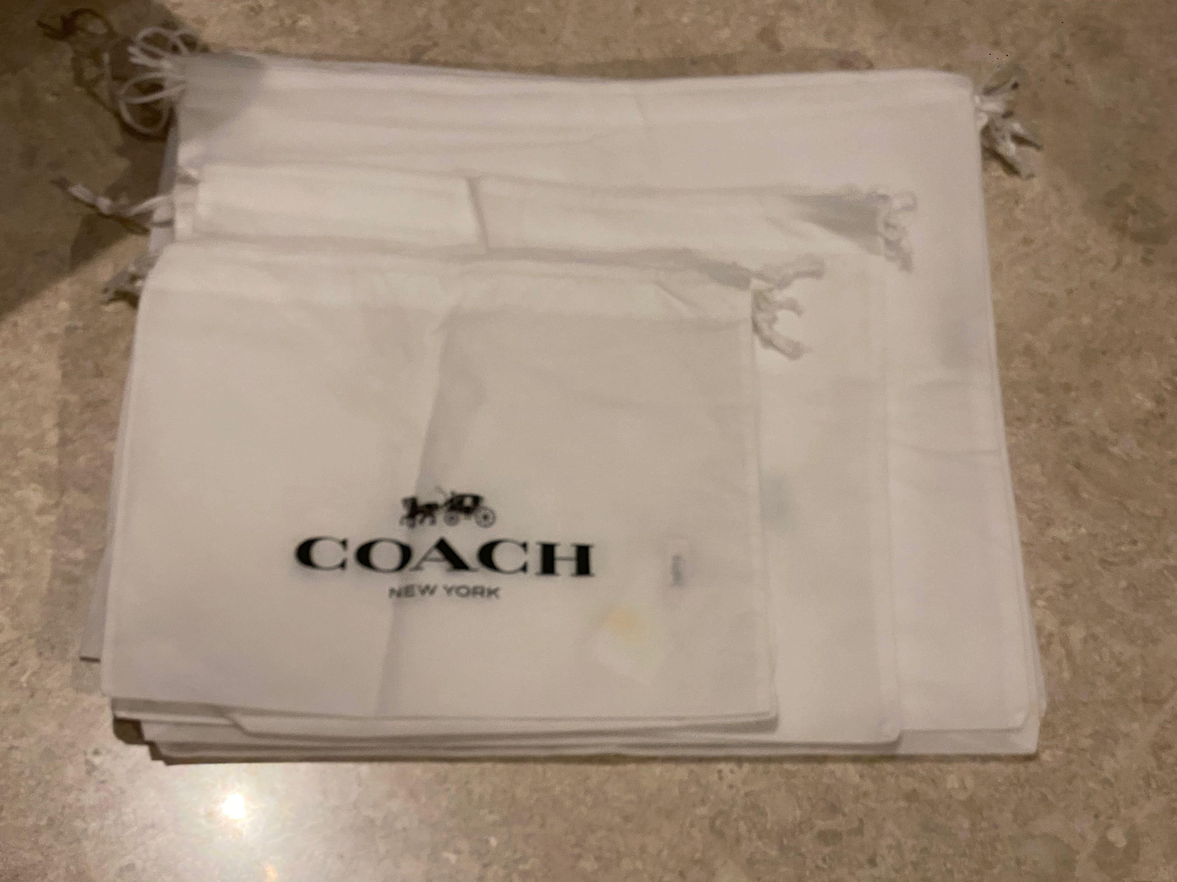 large coach dust bag