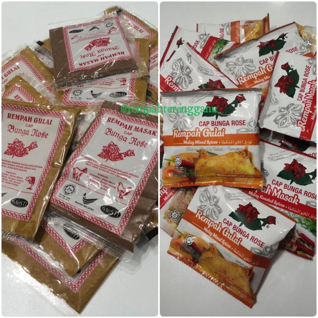Rempah Cap Bunga Rose Food Drinks Local Delights Halal Main Meals On Carousell