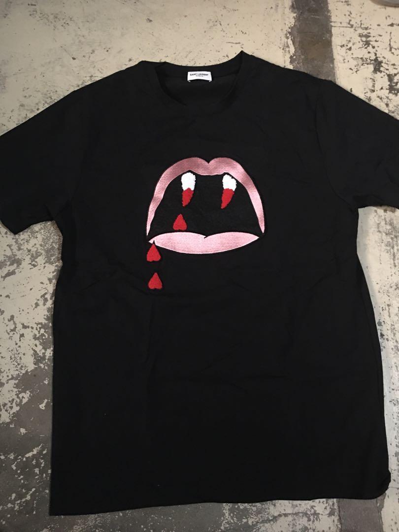 ysl teeth shirt
