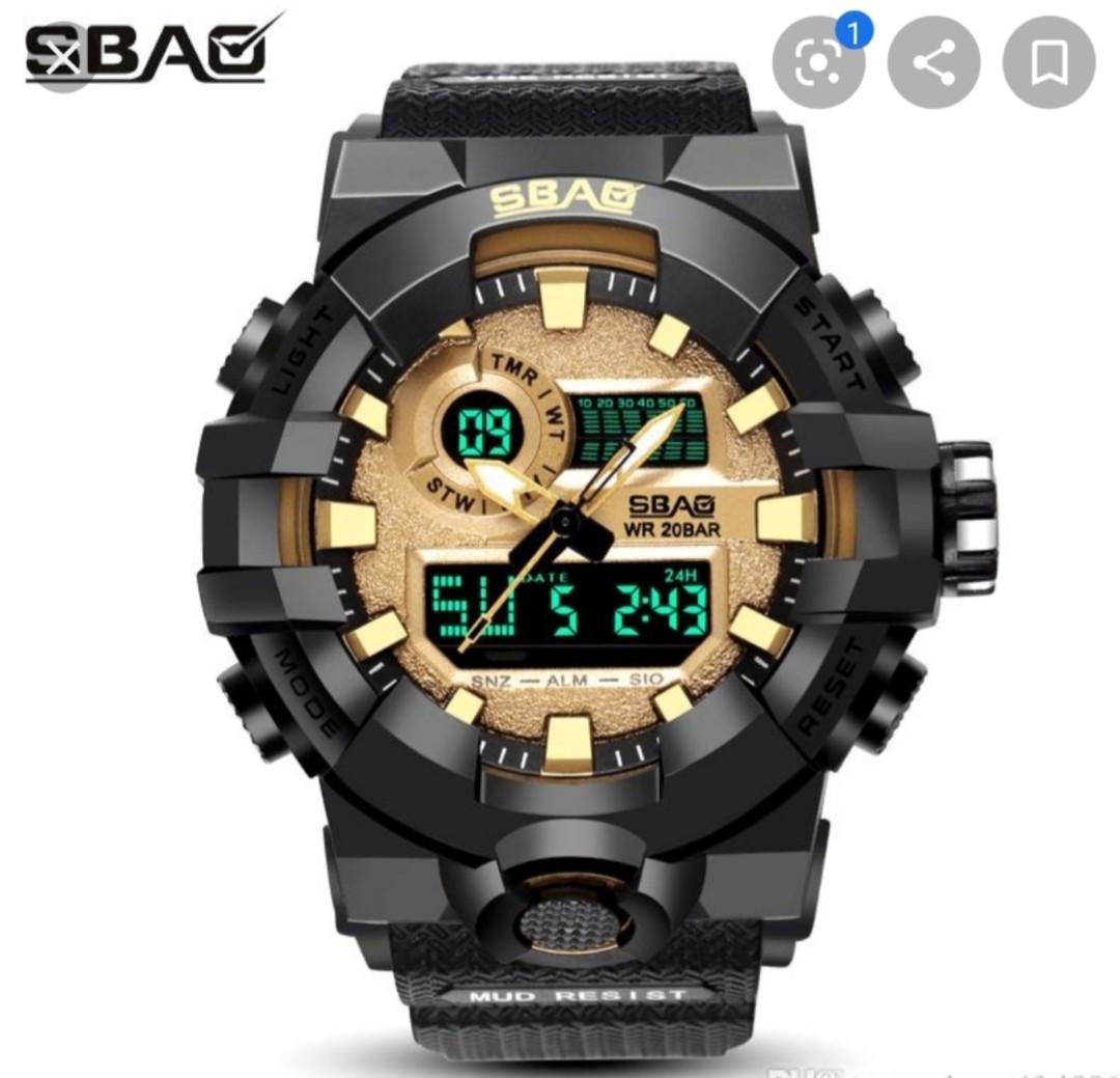 Sbao Water Resistant Bar Watch Men S Fashion Watches On Carousell