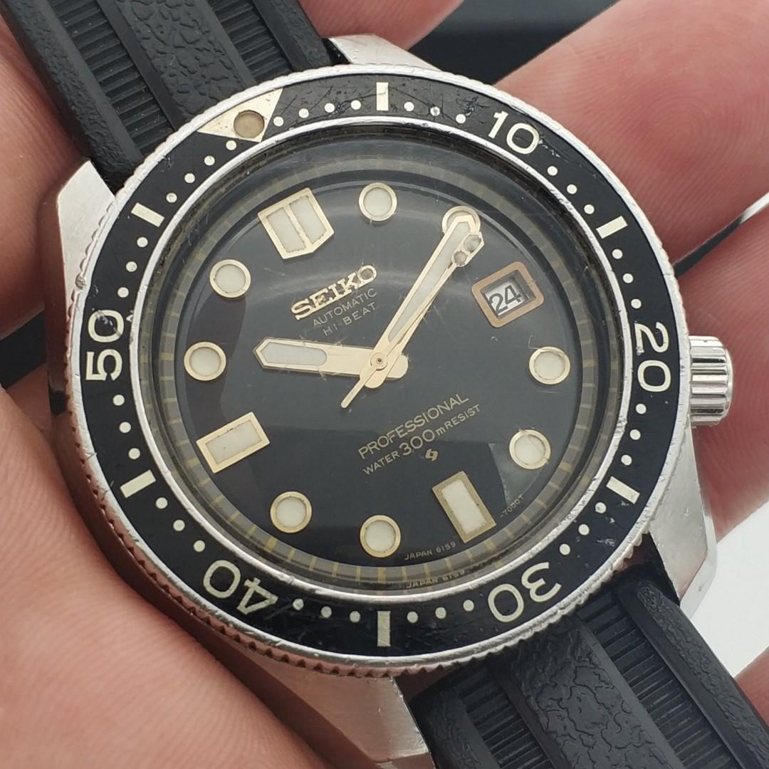 Seiko 6159-7001 300m Divers, Luxury, Watches on Carousell