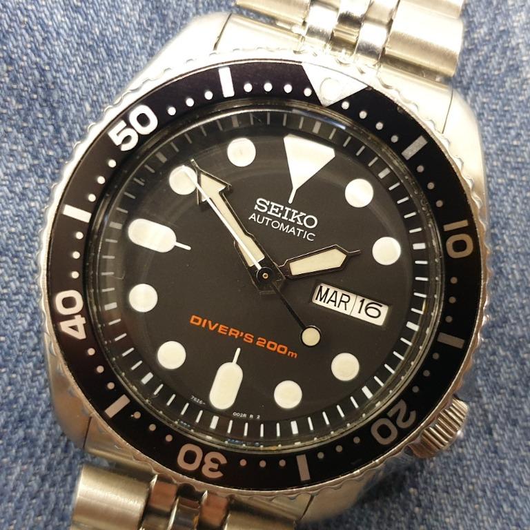 Seiko SKX007 7S26-0020 Scuba Diver's Automatic Men's Watch, Women's  Fashion, Watches & Accessories, Watches on Carousell