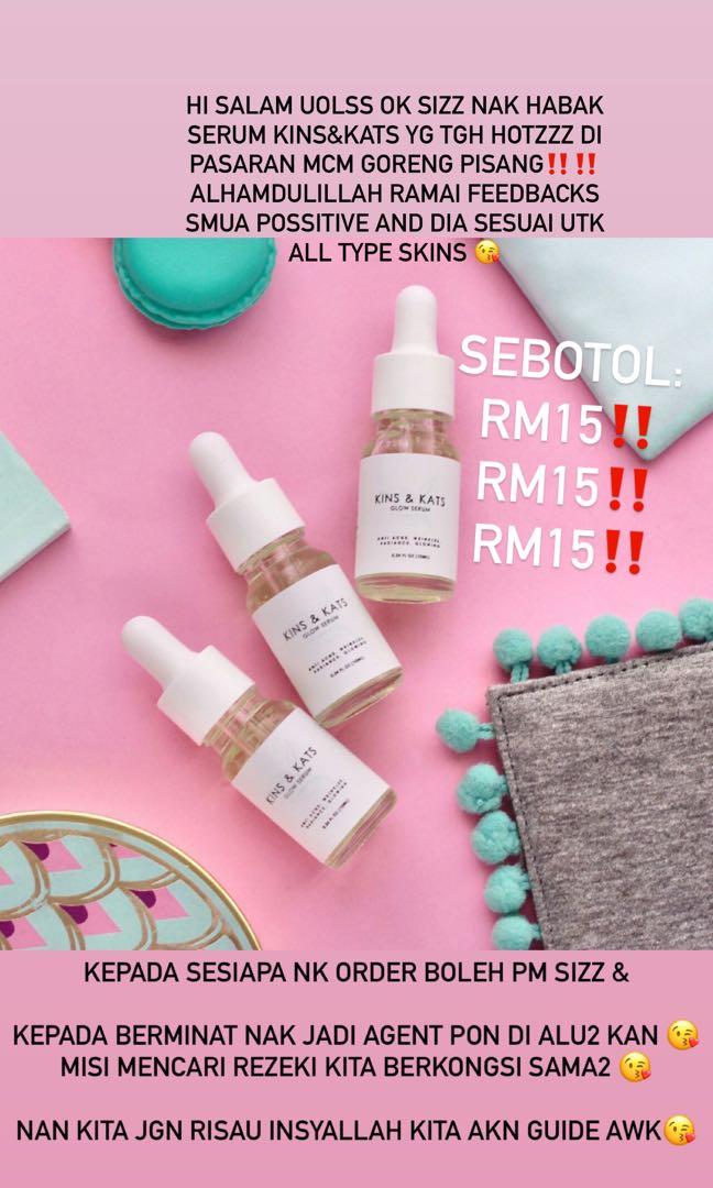 Serum Kins Kats Glowing Health Beauty Makeup On Carousell
