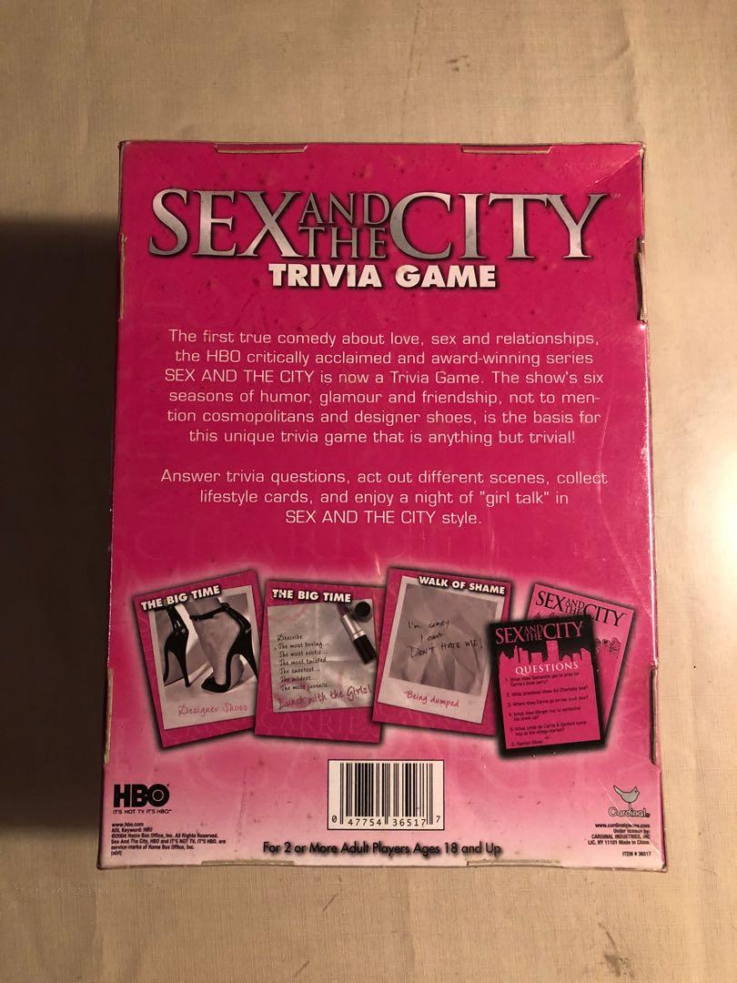 Sex And The City Trivia Game, Hobbies & Toys, Toys & Games on Carousell