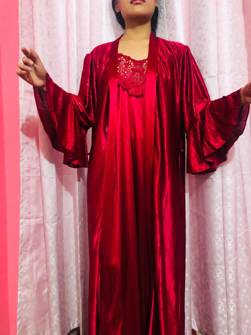 night dress red