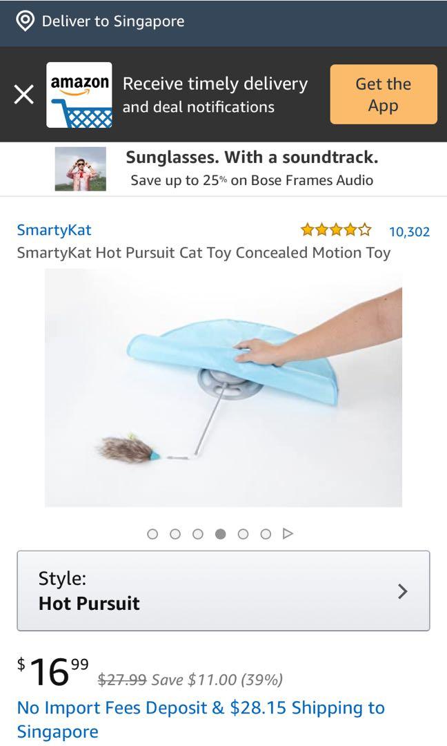 Juguete Electrónico Hot Pursuit De Movimiento Oculto Para Gatos