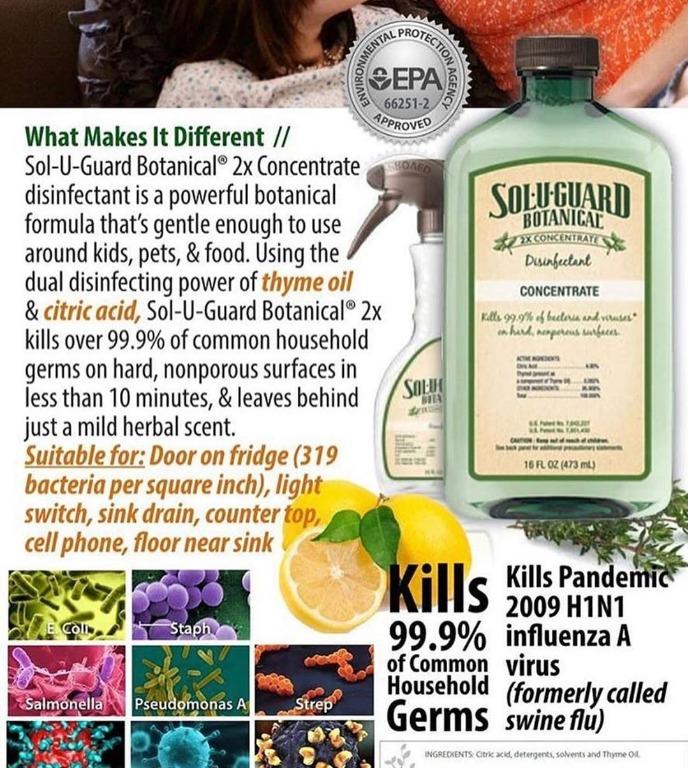 SOLUGUARD DISINFECTANT (Ecofriendly), Beauty & Personal Care