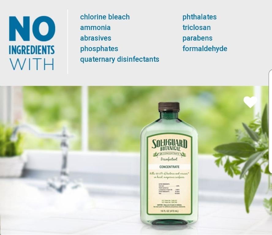 SOLUGUARD DISINFECTANT (Ecofriendly), Beauty & Personal Care