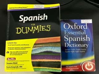 Spanish For Dummies Dictionary Books Stationery Books On