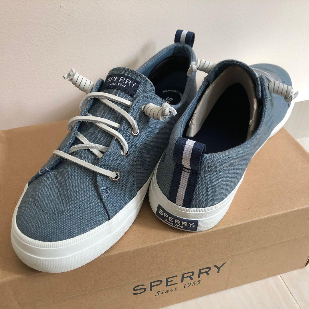 sperry crest vibe linen sneakers