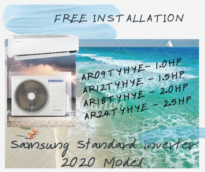 Split Type Aircon Inverter and NonInverter with FREE INSTALLATION, TV