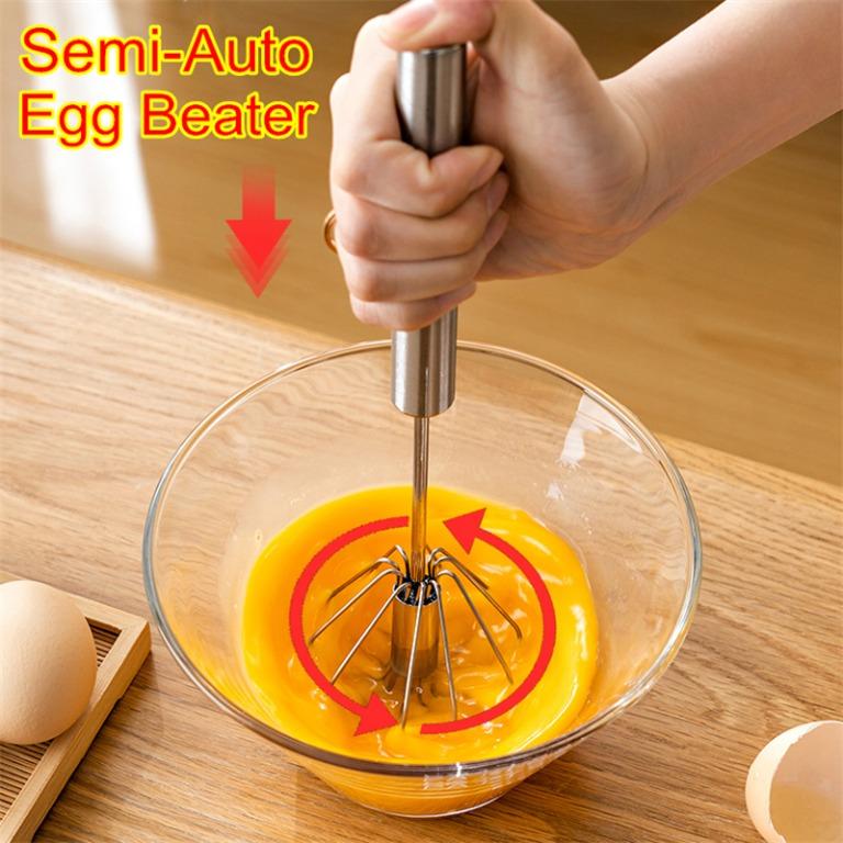 Stainless Easy Whisk Mixer Egg Cream Stirrer Sauce Shaker Cake
