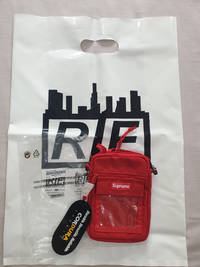 Supreme utility deals pouch ss19 size