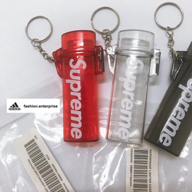 Supreme Waterproof Lighter Case Keychain Red - SS20 - US