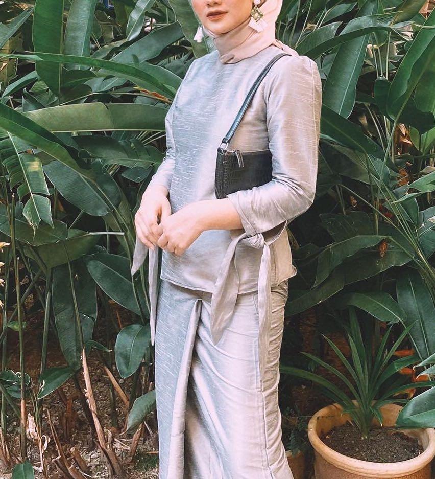 Baju kurung thai silk online online