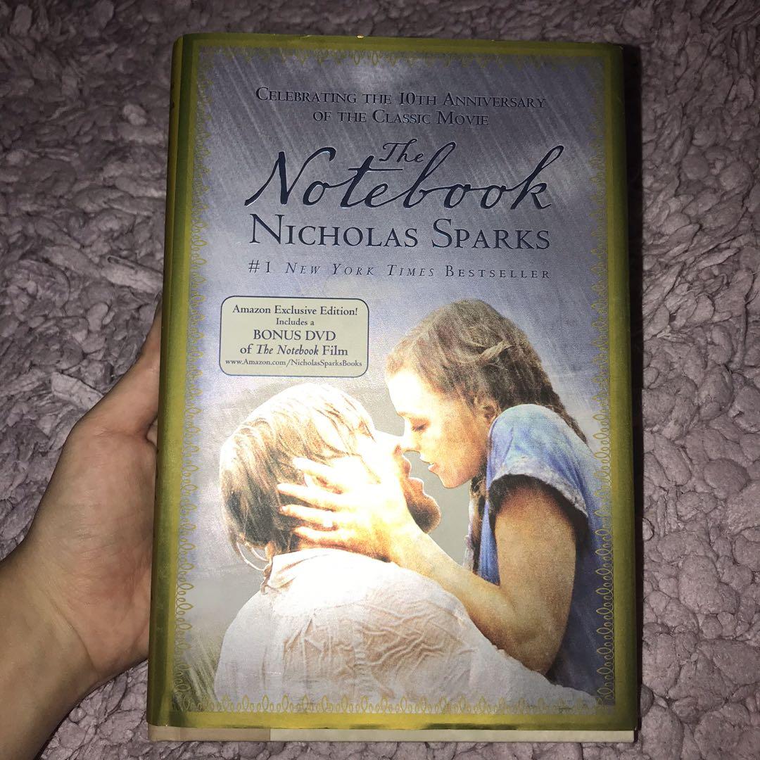 The Notebook Book Movie Dvd Nicholas Sparks Books Stationery Books On Carousell