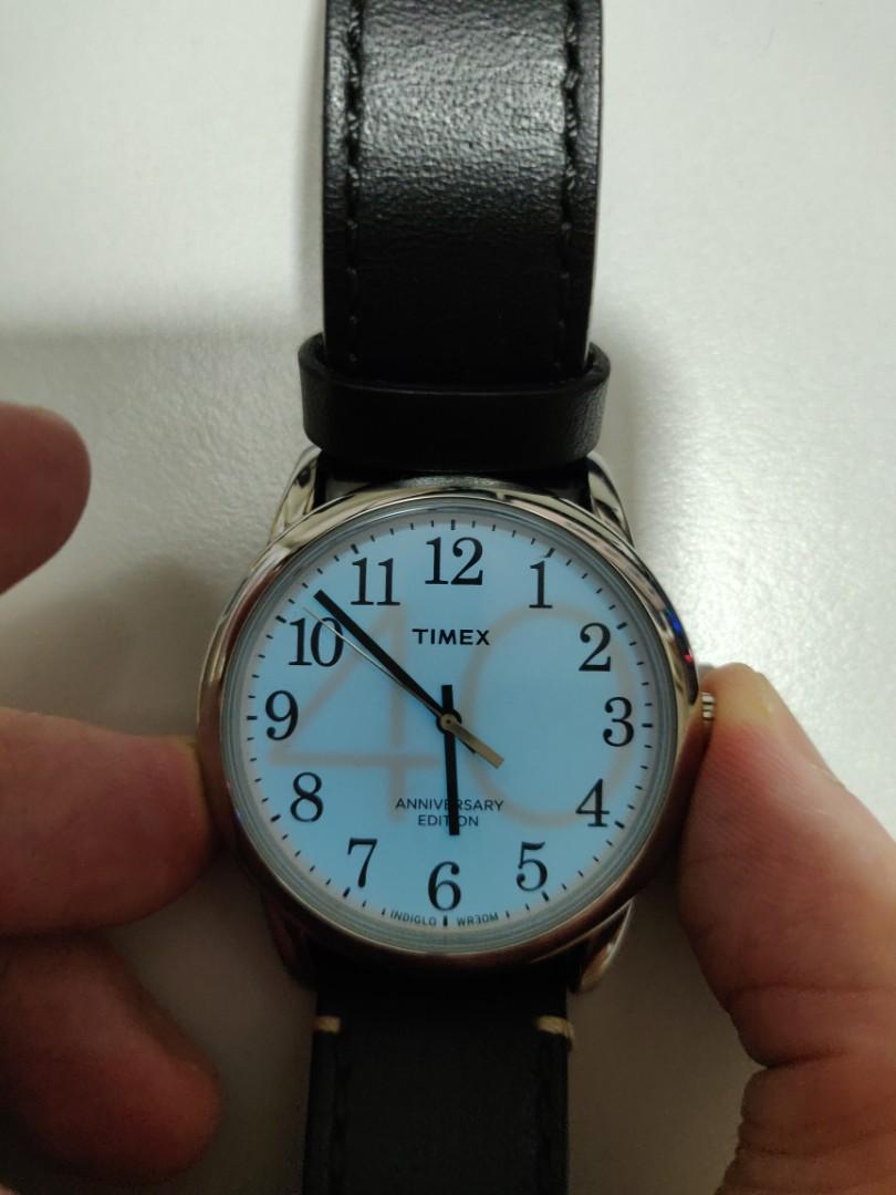 Timex 40th anniversary edition watch easy reader Mobile Phones Gadgets Wearables Smart Watches on Carousell