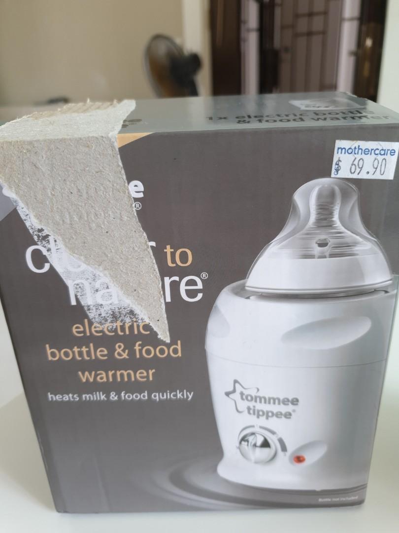 tommee tippee bottle warmer mothercare