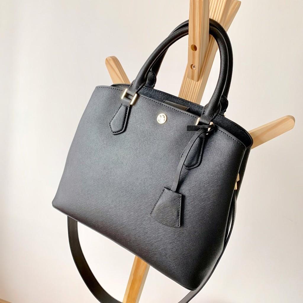 Medium robinson leather triple compartment bag best sale