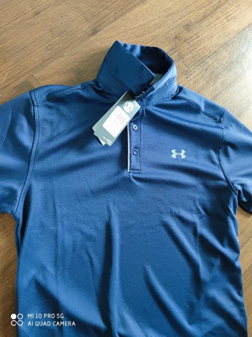 under armour mens tech golf polo