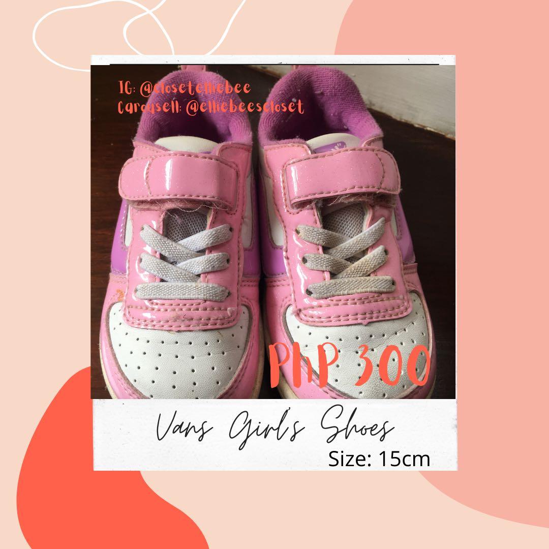 pink vans infant size 4