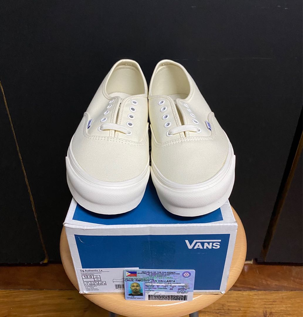 vans vault white