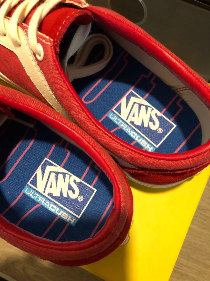 rhude vans bold ni red