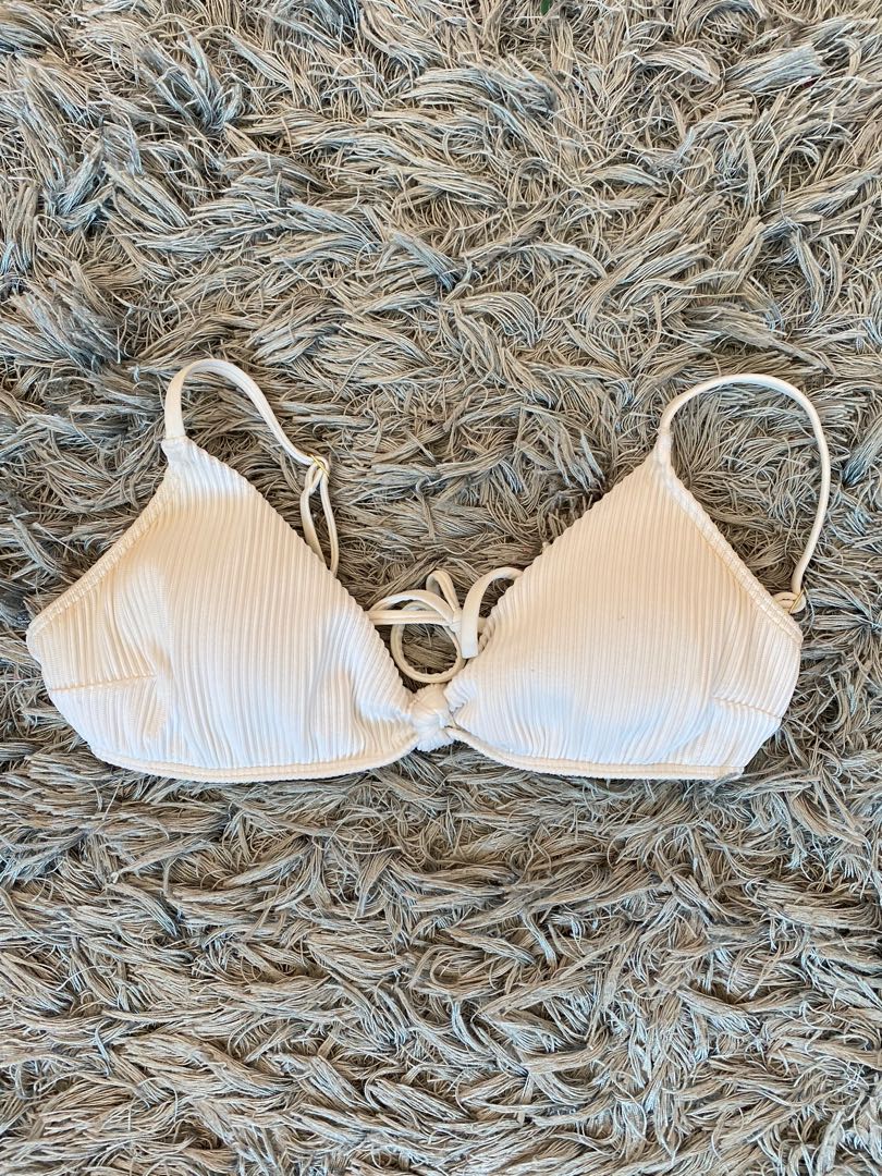 white bikini top hollister Women s Fashion Swimwear Bikinis
