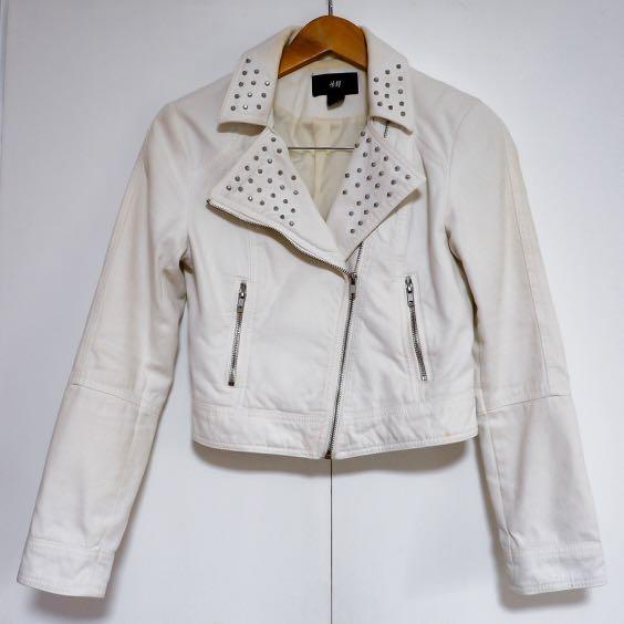 cheap white denim jacket