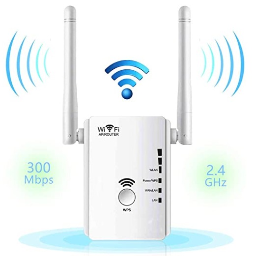 Wifi Extender Wireless Internet Range Booster Aigital Upgraded 300mbps Wifi Repeater Mini Router Access Point Signal Amplifier With Dual External Antennas Extend 2 4ghz Network To Cover Longer Areas Easy Setup And Use