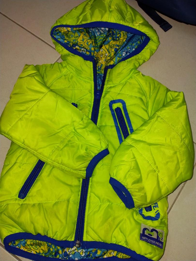 winter jacket (Category: Babies & Kids Fashion) located in Sepang. Submitted by mrssuzi (Listing ID 1016852857, Image 3). Description: apple green winter jacket suitable for 2-5yrs old.