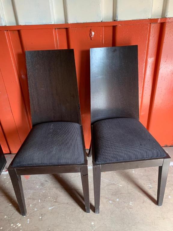 Wooden Chair With Cushion Seat Used Home Furniture Furniture On Carousell