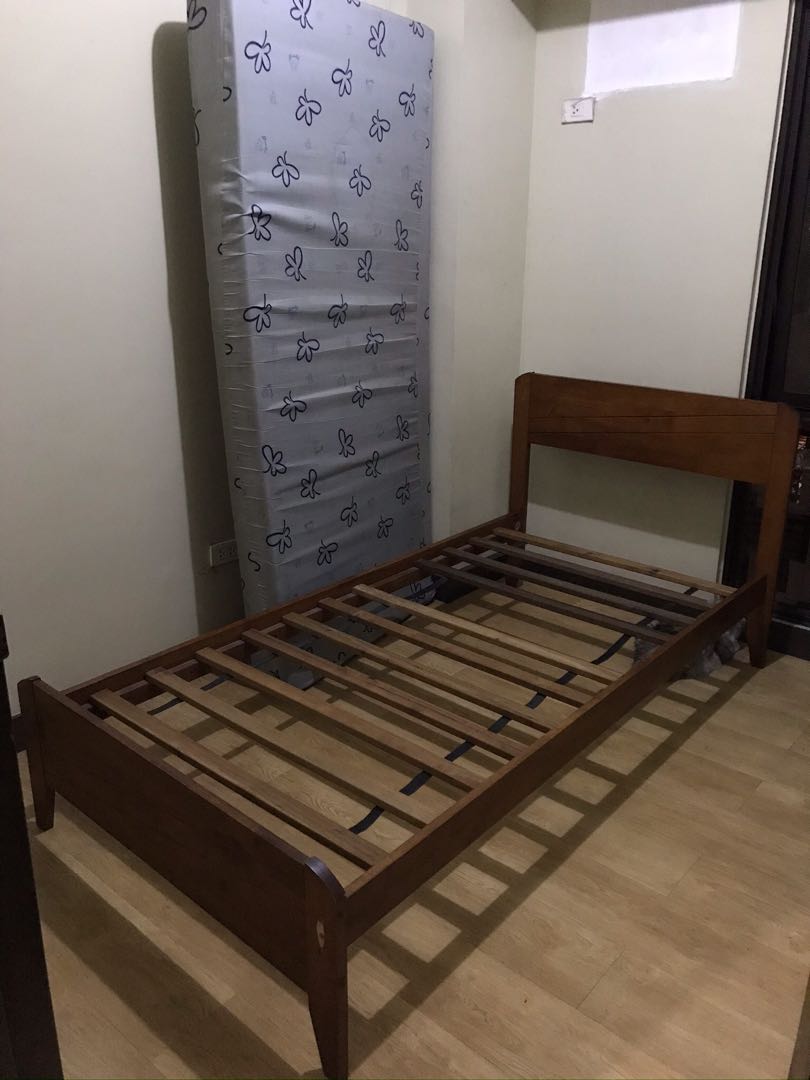 pine single bed frame