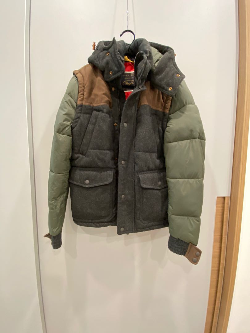 zara men's winter jacket