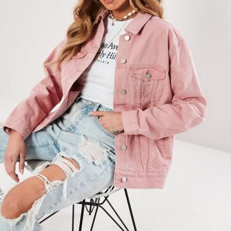 pastel denim jacket