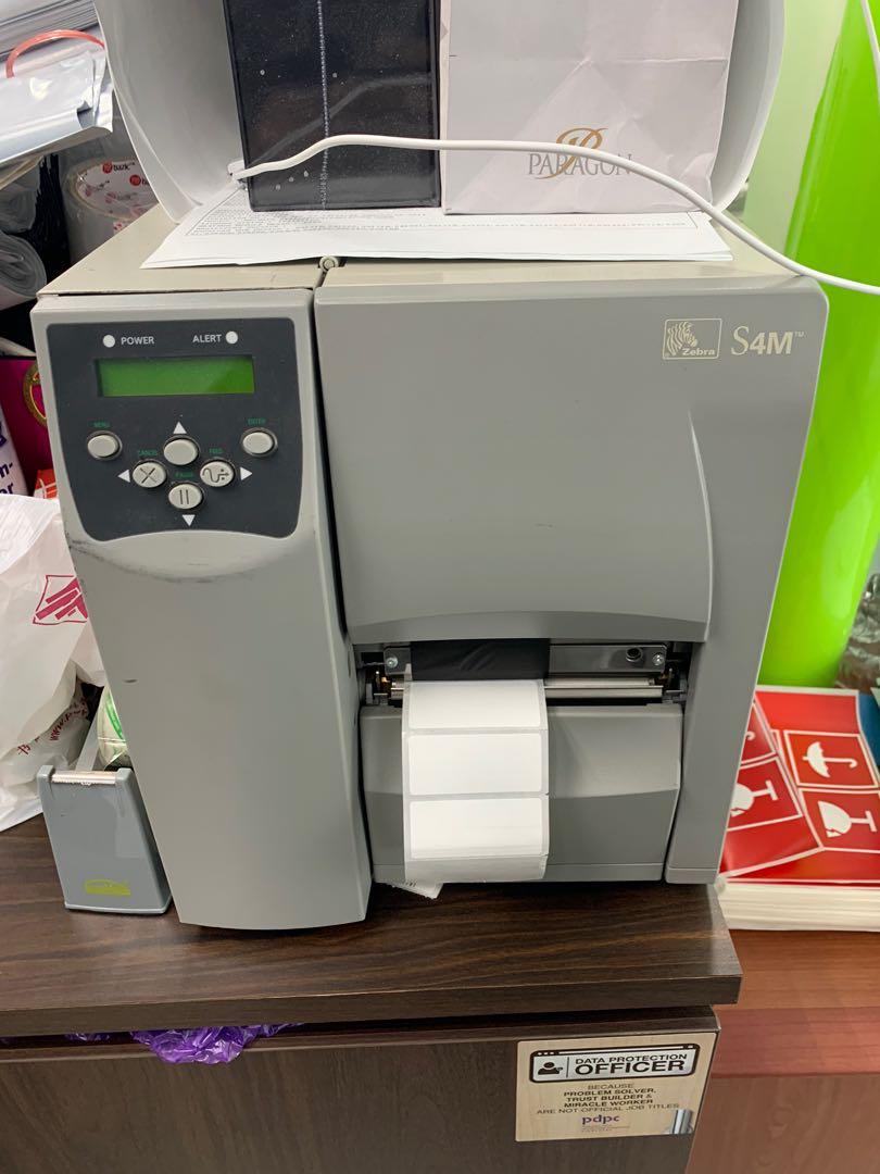 Zebra Thermal Label Printer S4M, Computers & Tech, Printers ...