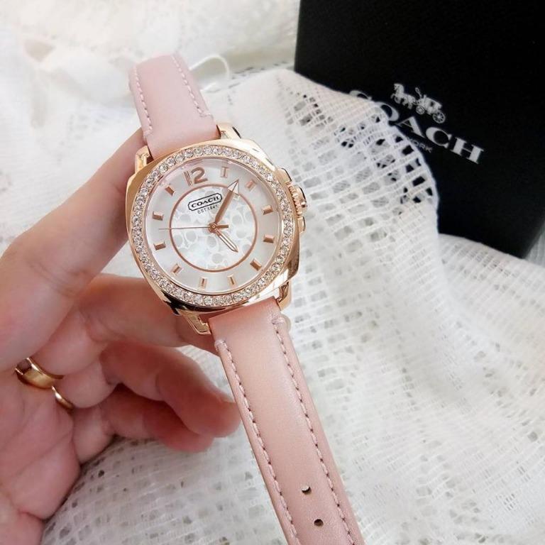 Pink discount coach watch