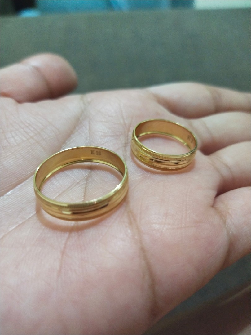 18k saudi gold store wedding ring price