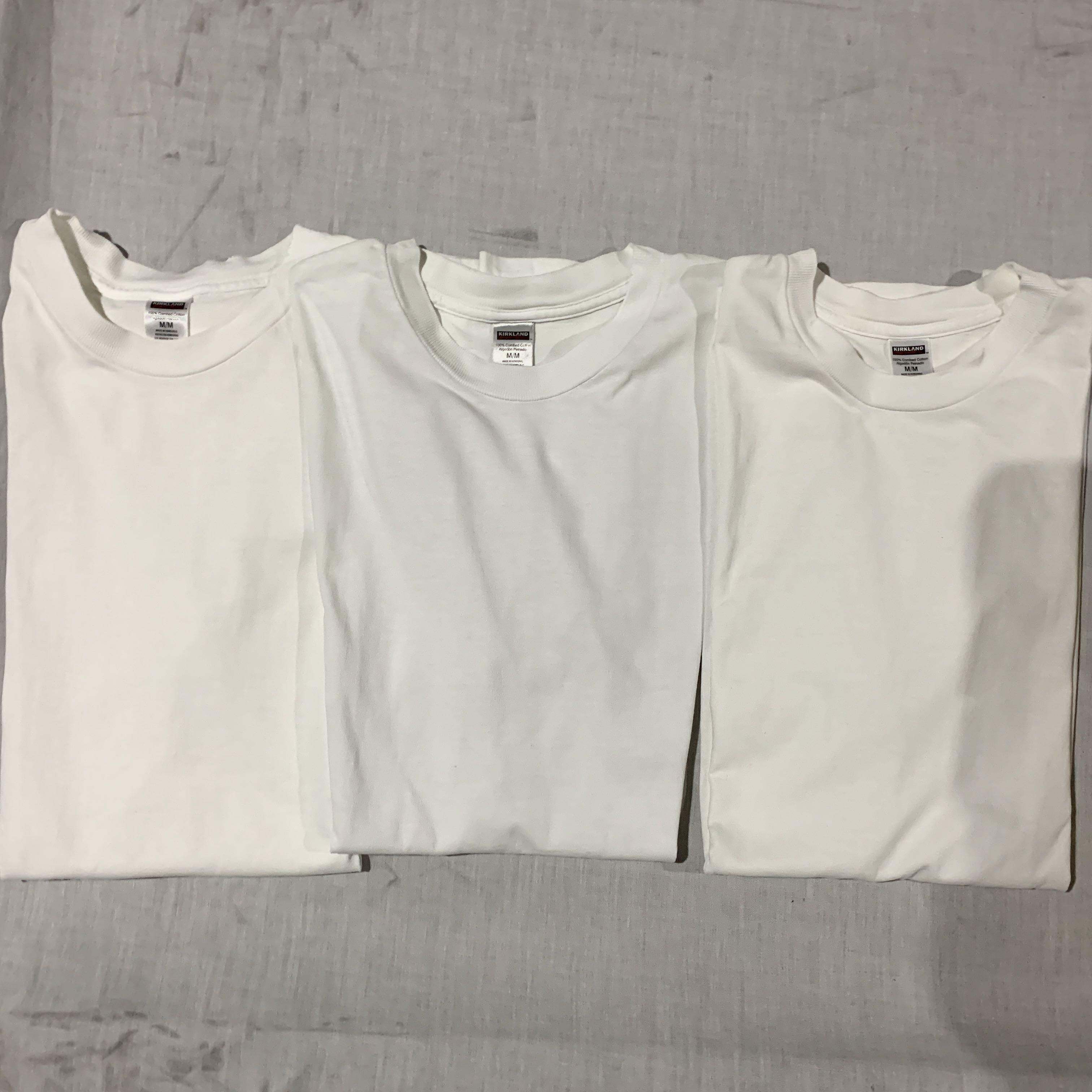 kirkland plain white t shirts