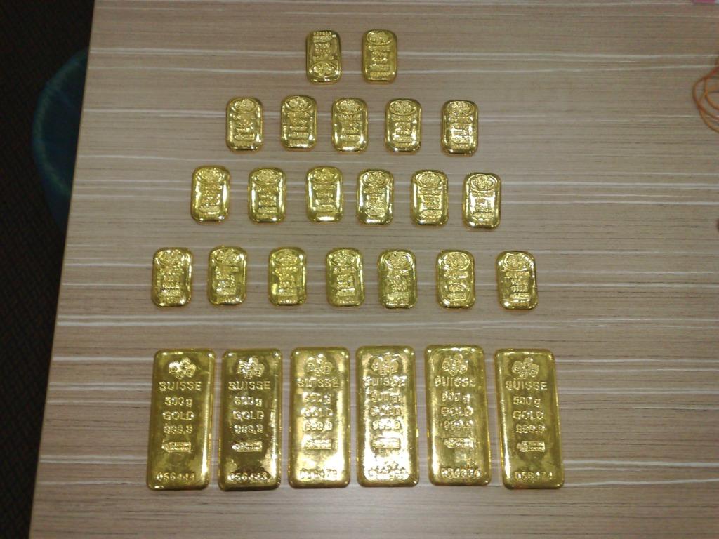 999 9 Gold Bar 100gram 500gram 1000gram Antiques Vintage Collectibles On Carousell
