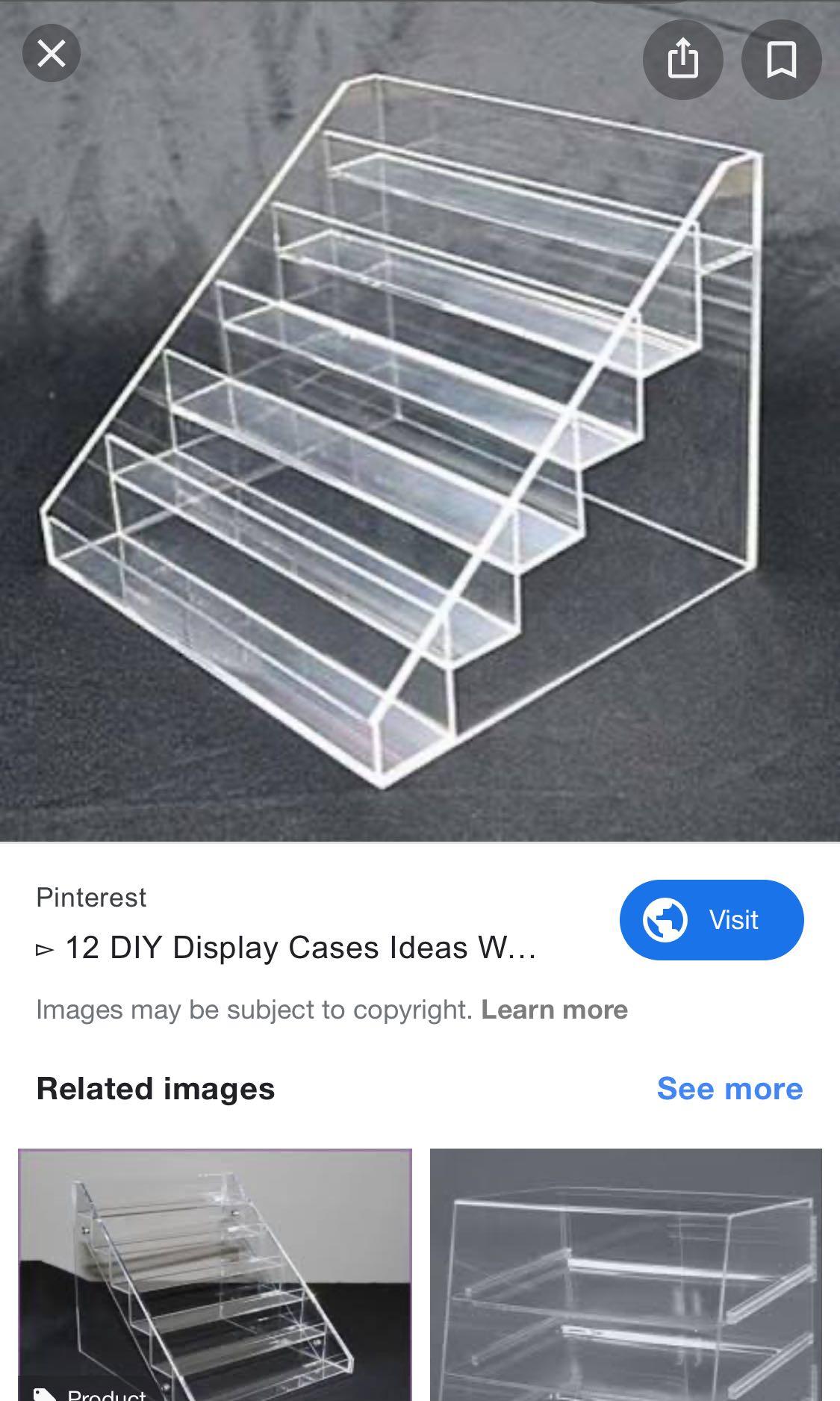 Acrylic Display Stand, Hobbies & Toys, Stationary & Craft, Craft