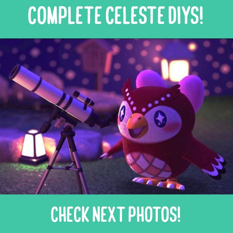 Animal Crossing Complete Celeste Diys Zodiac Furniture Diys Video Gaming Video Games On Carousell