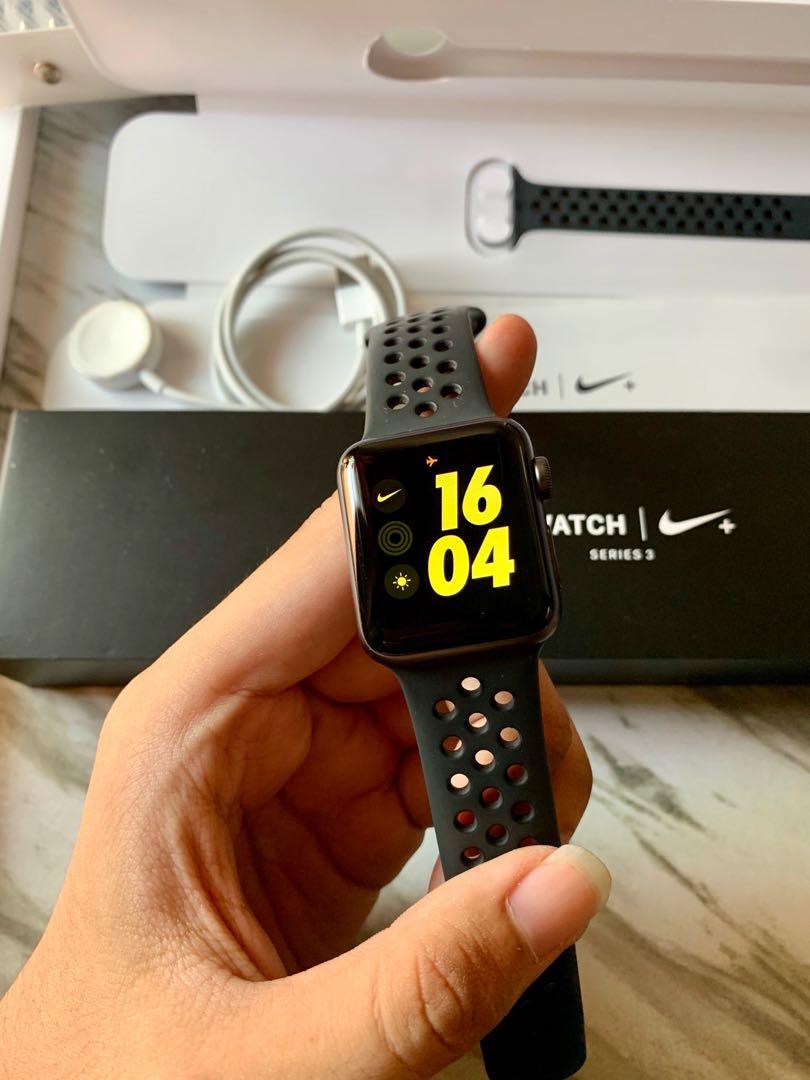 Apple Watch Series 3 Ibox Nike Telepon Seluler Tablet Aksesoris Tablet Handphone Aksesoris Ponsel Di Carousell