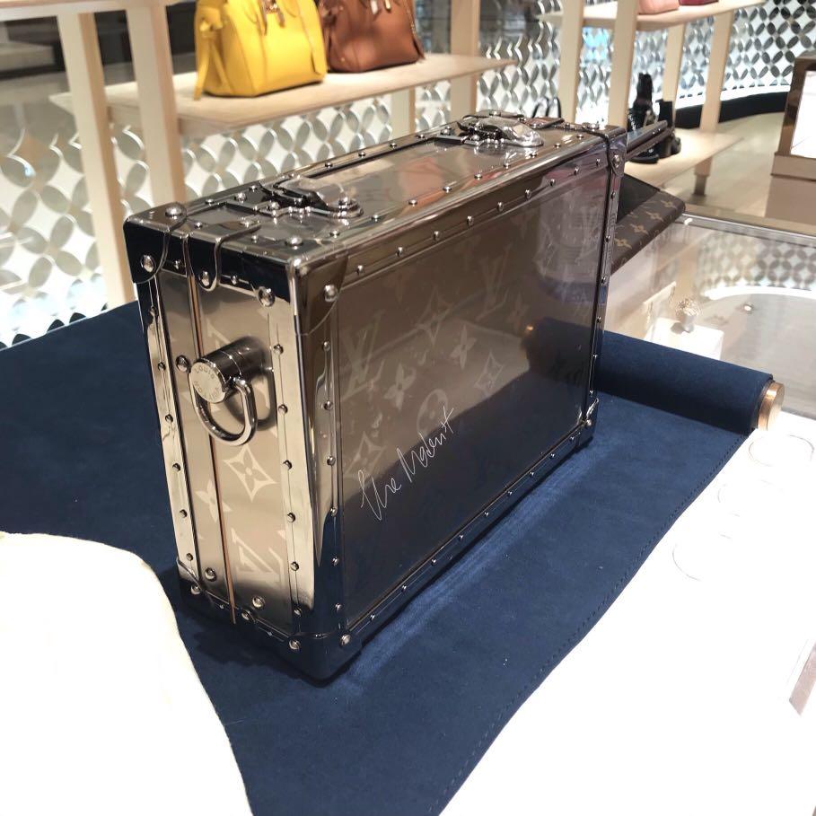 Louis Vuitton Monogram Titanium Clutch Box: FW18 by Kim Jones (HOLY GRAIL)  