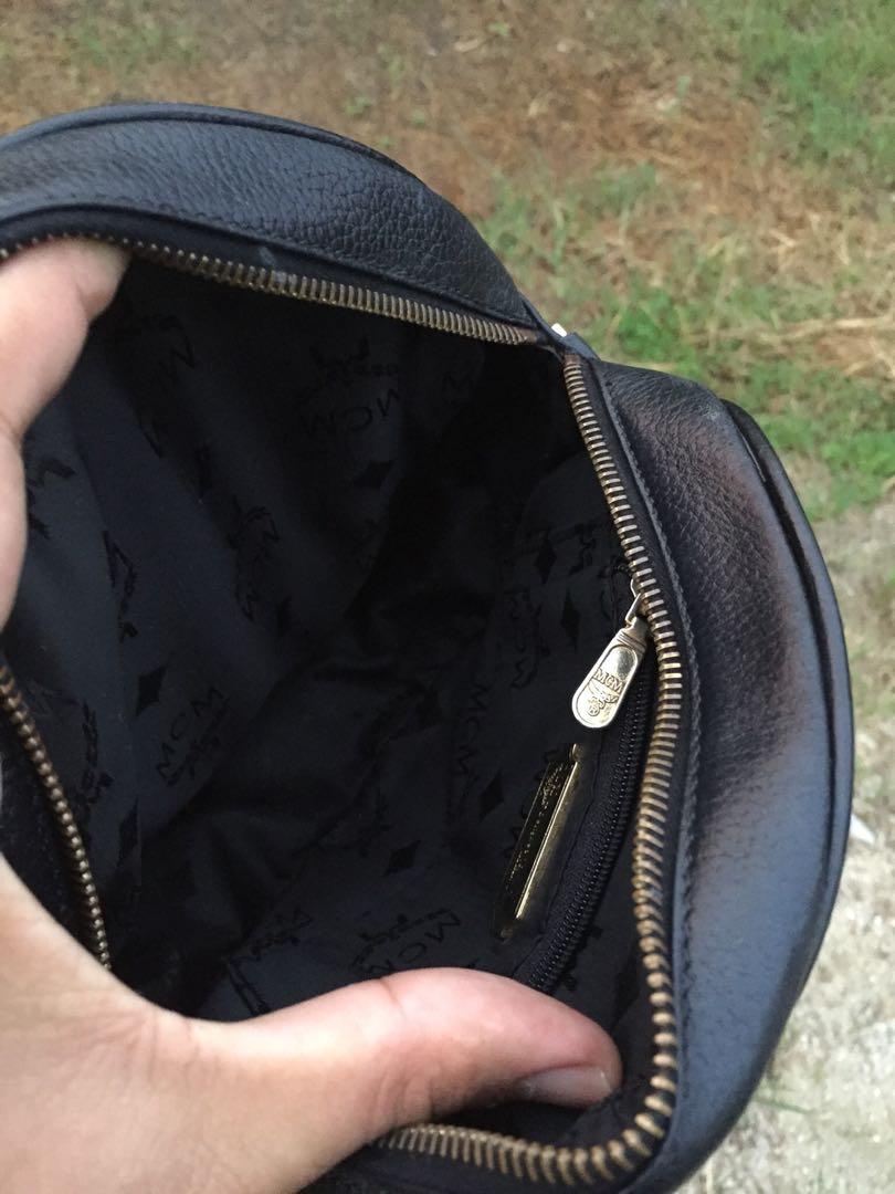 AUTHENTIC MCM ROUND SLING BAG, Women's Fashion, Bags & Wallets, Purses & Pouches on Carousell